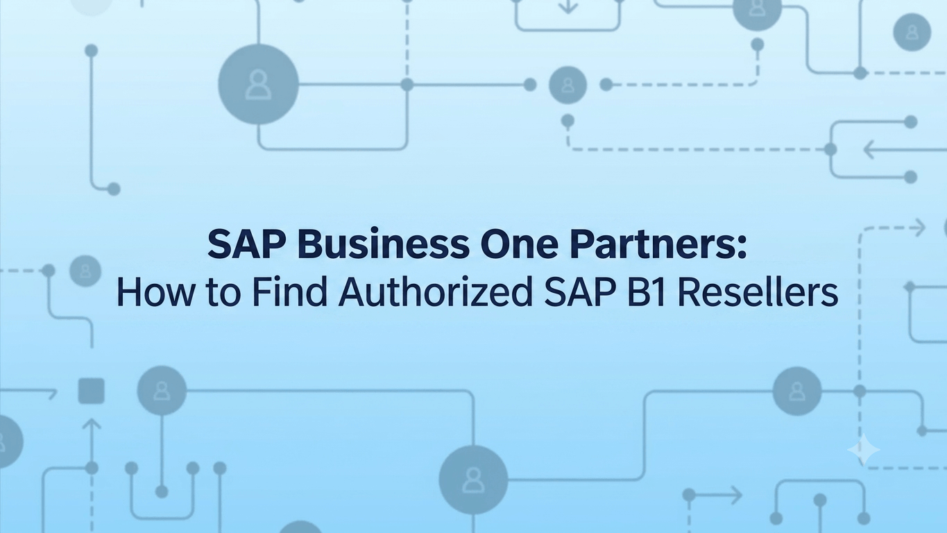 sap business one partners